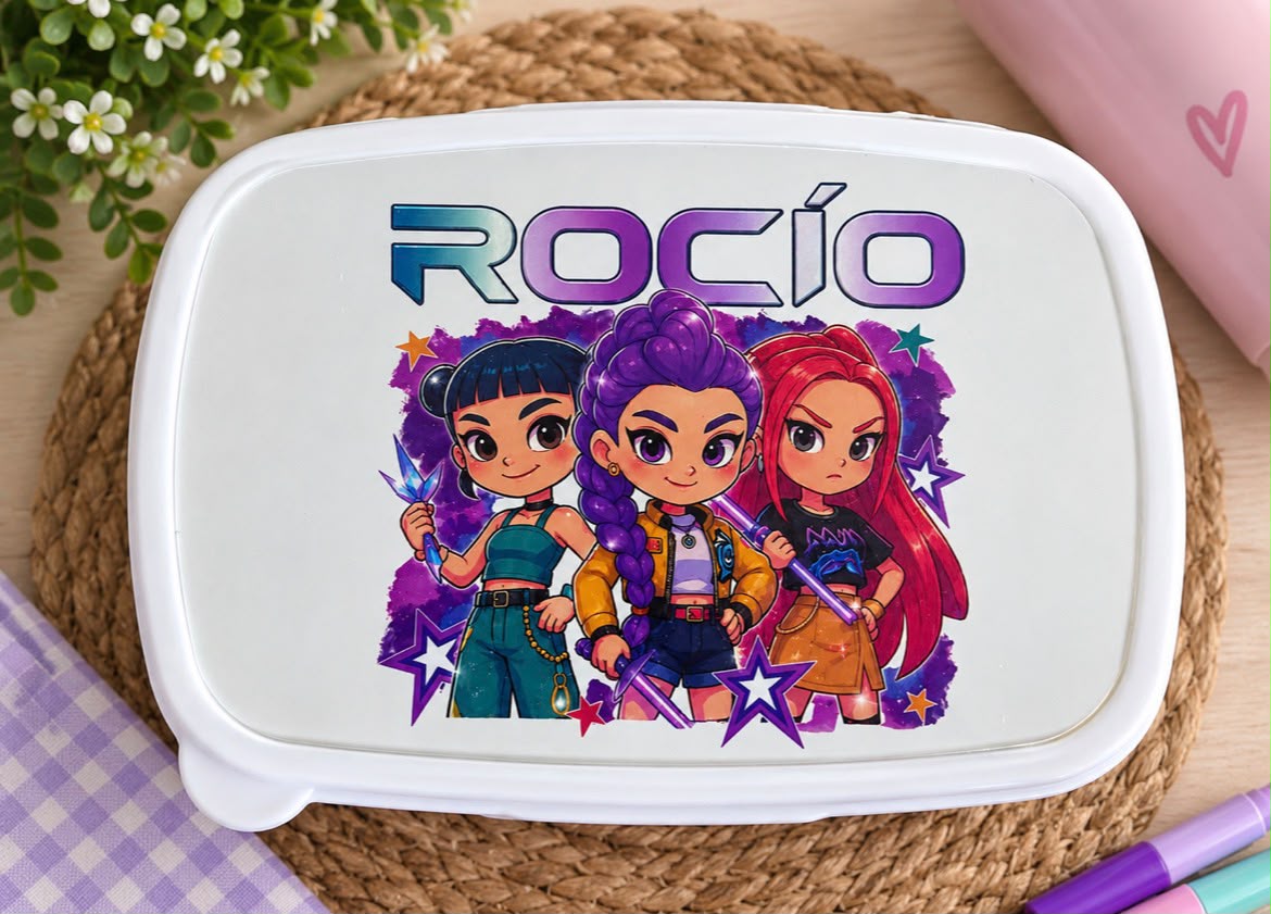 Táper personalizado con nombre